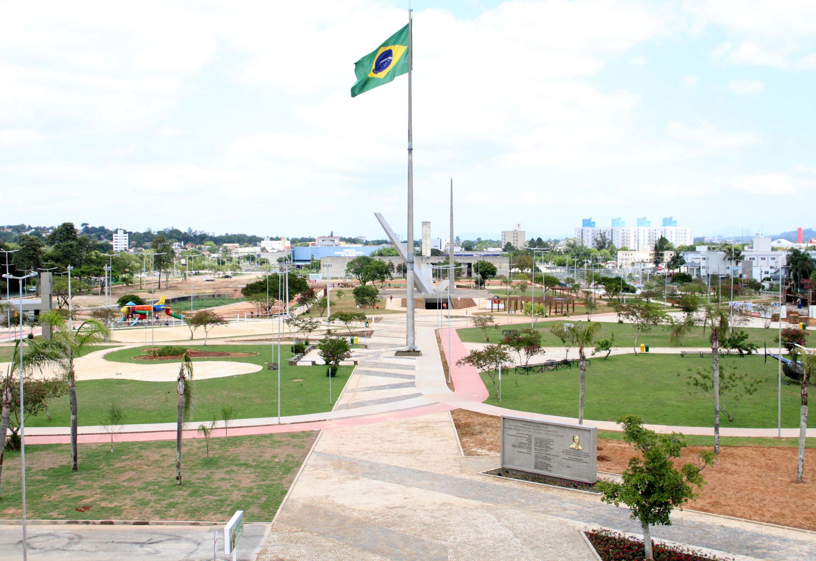 Quarto slide, Centro de Criciúma, visto por cima